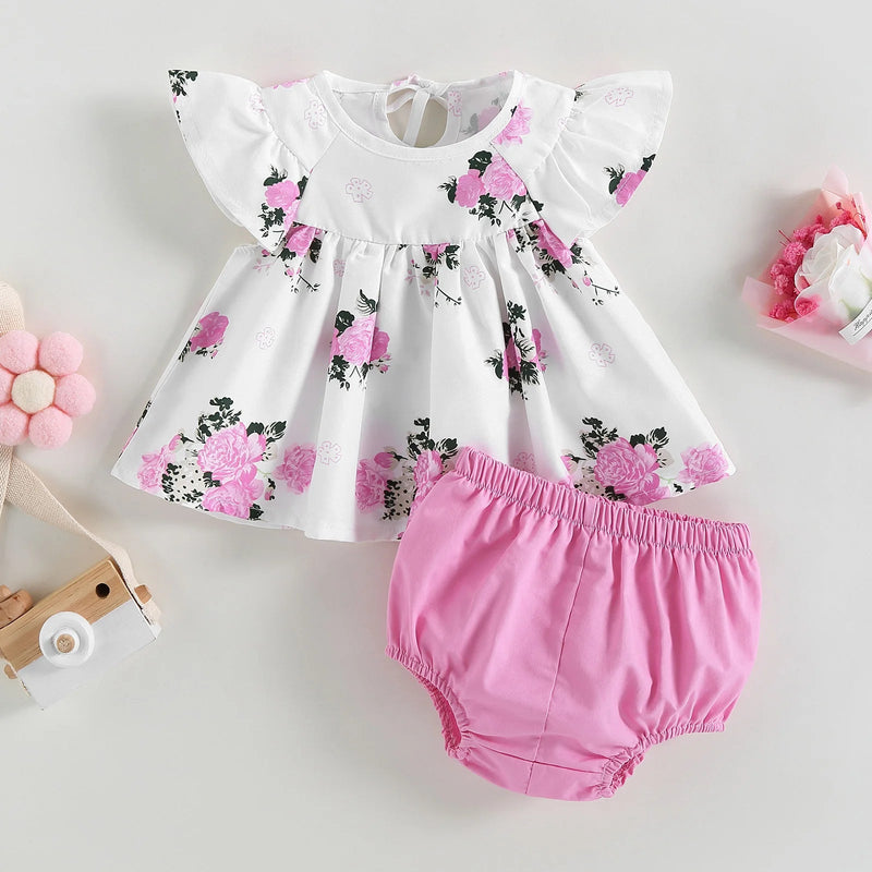 Zibia Short Sleeve & Shorts Set