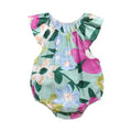 Flowers Baby Bodysuit Summer Cotton Baby Girls Clothes Sleeveless Infant Bodysuits Cute