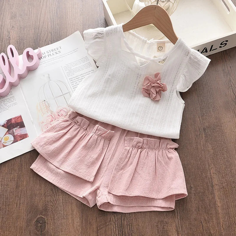 Zia Short Sleeve & Shorts Set