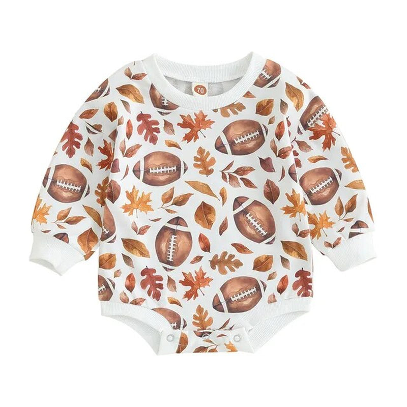 Toddler Newborn Infant Girl Boy Baby Sweatshirt Rompers Solid Color Letter Pattern Long Sleeve Jumpsuit Cute Clothes