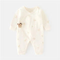 0-6M Spring Autumn Clothing New Newborn Baby Girl Boy Romper Cotton Print Infant Jumpsuit Casual Newborn Clothes for Girls Boys