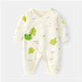 0-6M Spring Autumn Clothing New Newborn Baby Girl Boy Romper Cotton Print Infant Jumpsuit Casual Newborn Clothes for Girls Boys