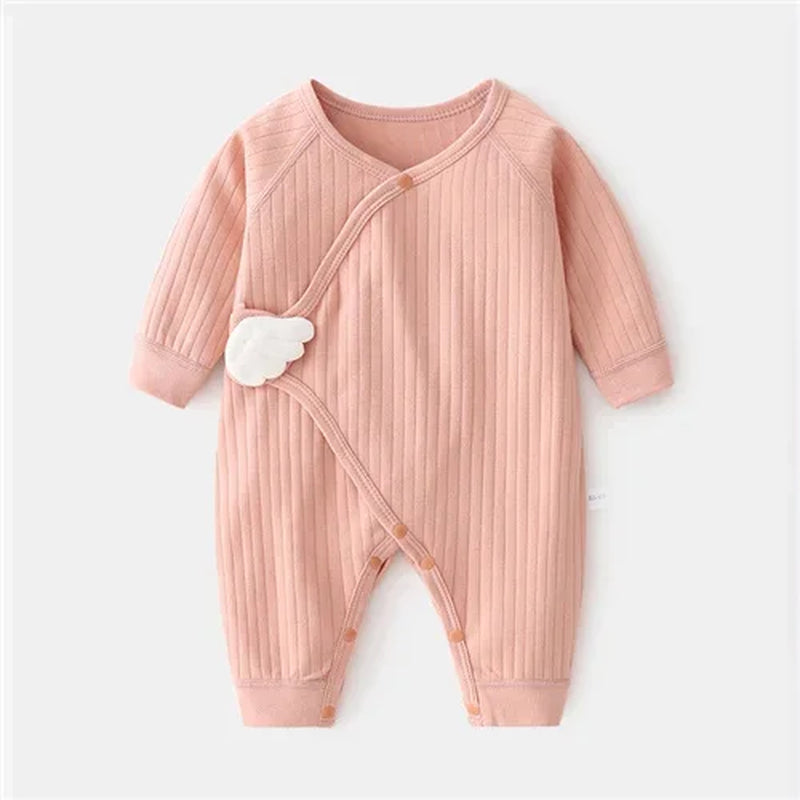 0-6M Spring Autumn Clothing New Newborn Baby Girl Boy Romper Cotton Print Infant Jumpsuit Casual Newborn Clothes for Girls Boys