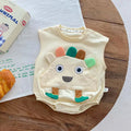 Summer Baby Romper 3D Animal Pattern Sleeveless Toddler Boys and Girls Bodysuit Baby Clothes 0-24Months