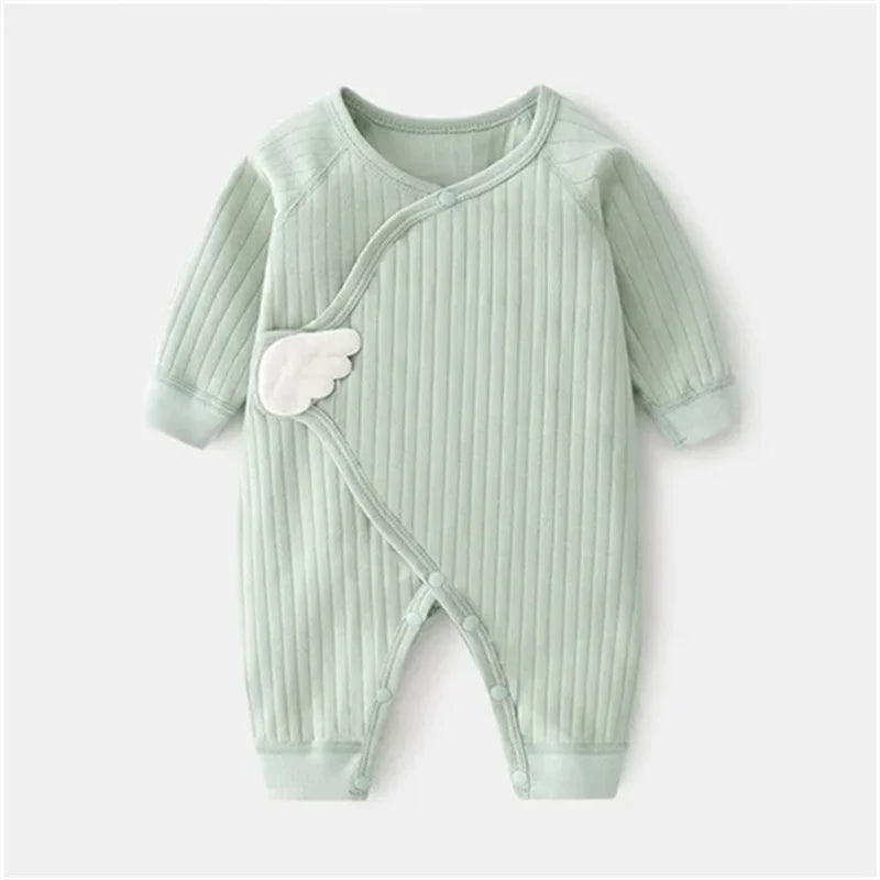 0-6M Spring Autumn Clothing New Newborn Baby Girl Boy Romper Cotton Print Infant Jumpsuit Casual Newborn Clothes for Girls Boys