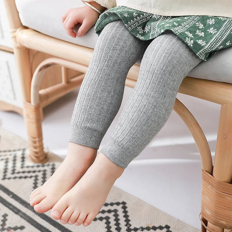 Baby Boys Girls Tights Newborn Girl Leggings Tights for Girls Solid Cotton Knitted Kids Children Knitting Pantyhose for 0-3Years