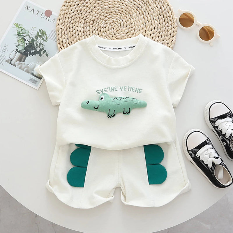 Alligator T-Shirt & Shorts Set