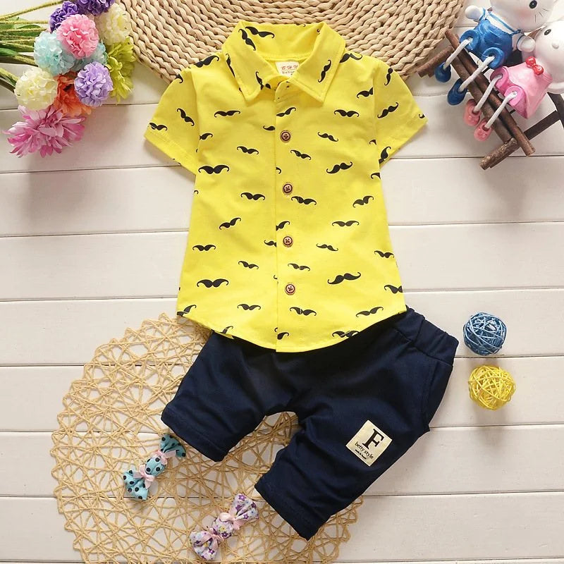 Donald Short Sleeve Shorts Set