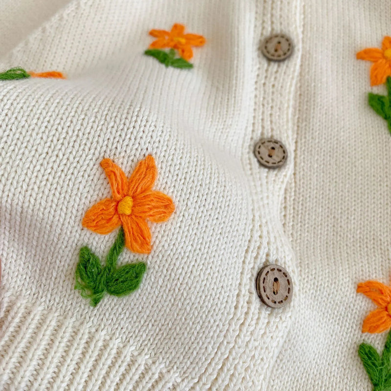 Audrey Embroidered Cardigan 