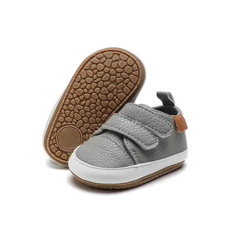 Baby Boys Girls Classic Rubber Sole Anti-Slip First Walkers Spring Autumn Shoes Newborn Infant Outing Casual Sneakers 0-18M