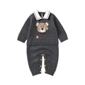 Newborn Baby Clothing Set 100%Cotton Knit Infant Girl Boy Romper +Blanket Cute Bears Toddler Long Sleeve Jumpsuit +Bedding Quilt