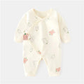 0-6M Spring Autumn Clothing New Newborn Baby Girl Boy Romper Cotton Print Infant Jumpsuit Casual Newborn Clothes for Girls Boys