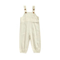 1-6Y Kids Suspender Pants Overalls Baby Boys Girls Clothes Solid Color Button Loose Bib Pants Children Romper Jumpsuits