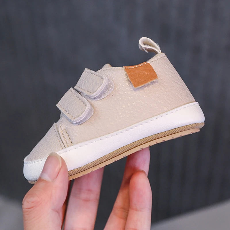 Baby Boys Girls Classic Rubber Sole Anti-Slip First Walkers Spring Autumn Shoes Newborn Infant Outing Casual Sneakers 0-18M