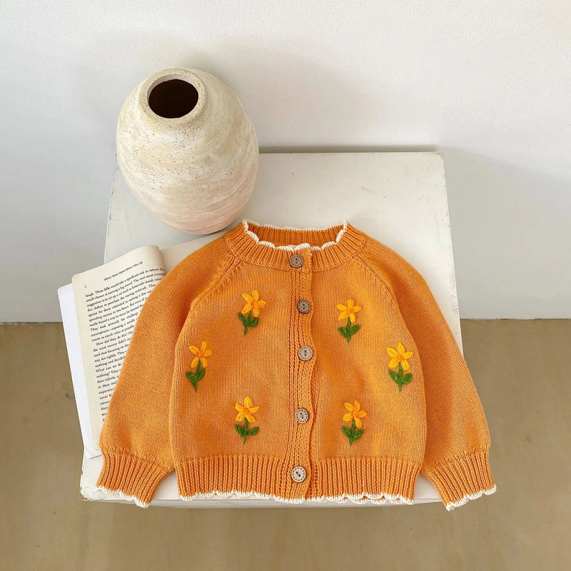 Audrey Embroidered Cardigan 