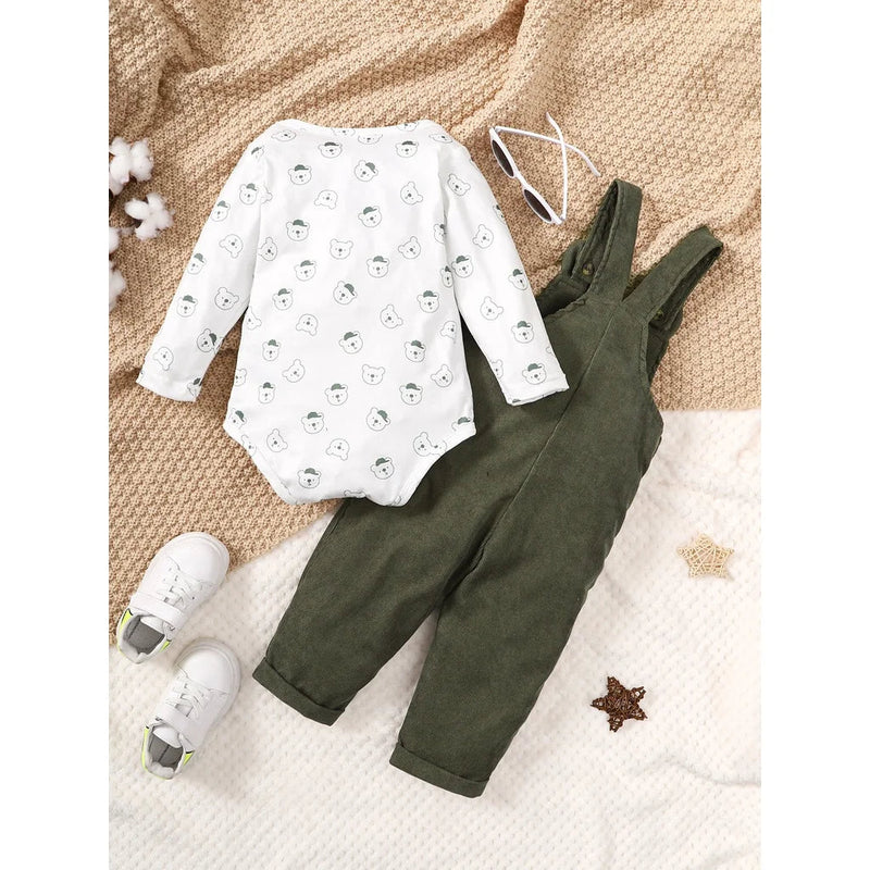 Arlo Romper & Overalls Set