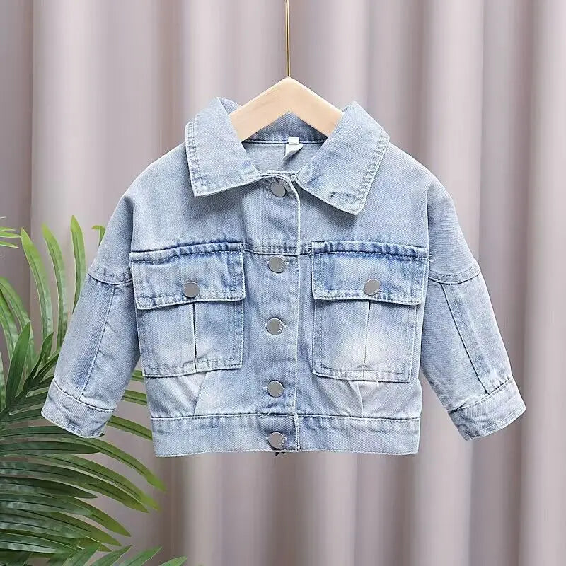 Avis Embroidery Flower Jeans Jacket