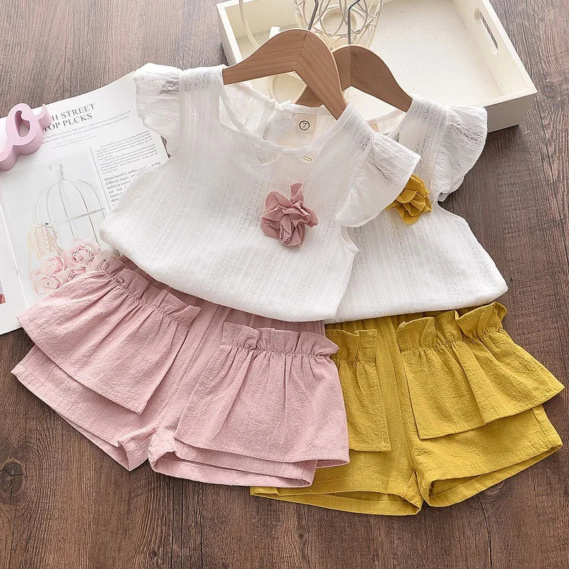 Zia Short Sleeve & Shorts Set