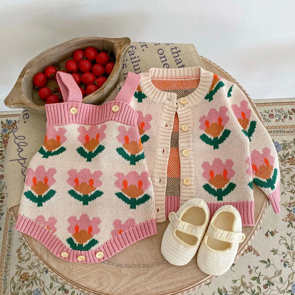 Flourishing Romper & Sweater