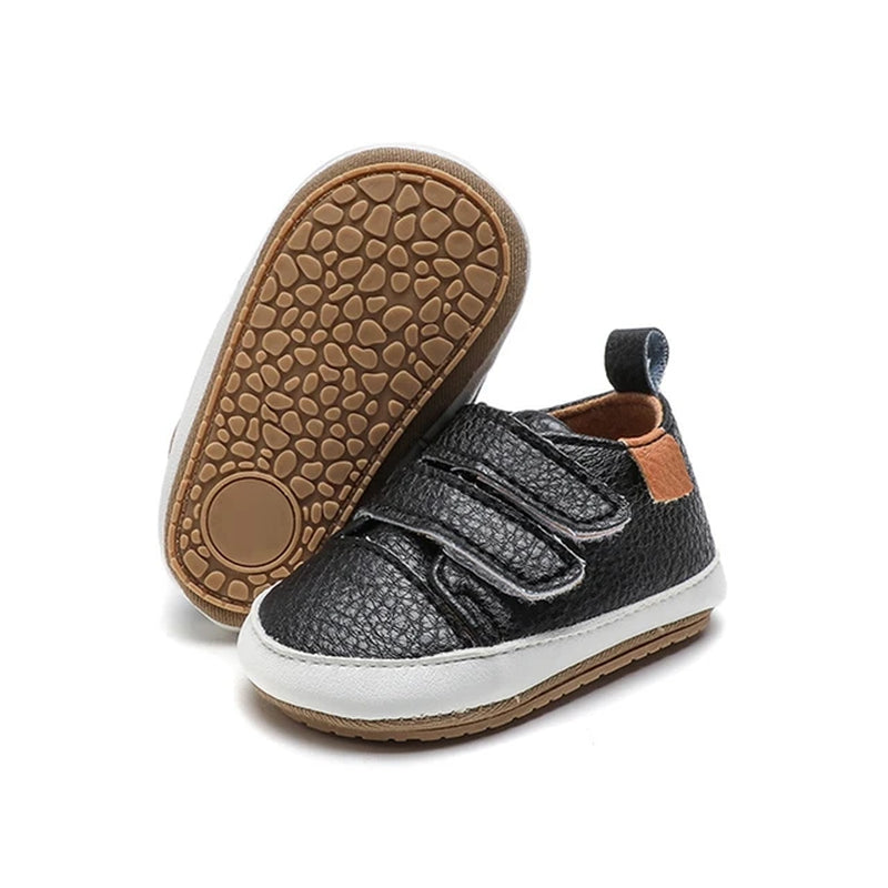 Baby Boys Girls Classic Rubber Sole Anti-Slip First Walkers Spring Autumn Shoes Newborn Infant Outing Casual Sneakers 0-18M