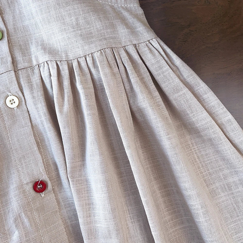 Azalea Cotton Button Dress